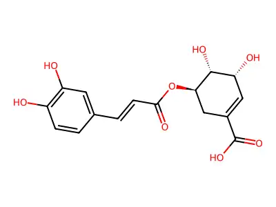 5-O-Caffeoylshikimic acid structure