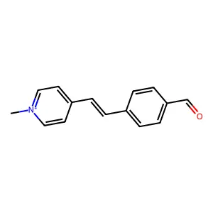Pyridinium, 4-[2-(4-formylphenyl)ethenyl]-1-methyl- structure