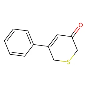 5-Phenyl-2H-thiopyran-3(6H)-one structure