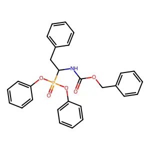 Diphenyl 1-(Cbz-Amino)-2-phenylethanephosphonate structure