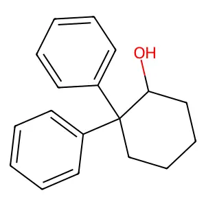 2,2-Diphenylcyclohexan-1-ol structure
