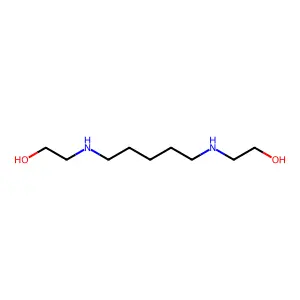Ethanol, 2,2a(2)-(1,5-pentanediyldiimino)bis- structure