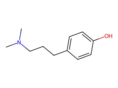 4-[3-(Dimethylamino)propyl]phenol structure