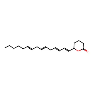 6-十五碳-1,3,6,9-四烯基氧杂环己-2-酮 structure