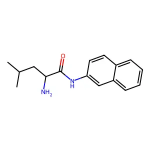 Leucine-beta-naphthylamide structure