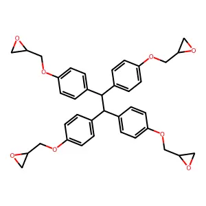 1,1,2,2-Tetrakis(4-glycidoxyphenyl)ethane structure