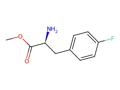 Methyl 2-amino-3-(4-fluorophenyl)propanoate structure