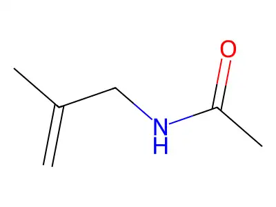 N-(2-methylprop-2-enyl)acetamide structure