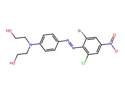 C16H16BrClN4O4 structure