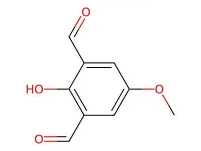 2-Hydroxy-5-methoxyisophthalaldehyde structure
