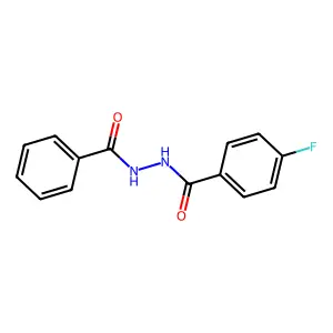 对氟苯甲酰苯甲酰肼 structure