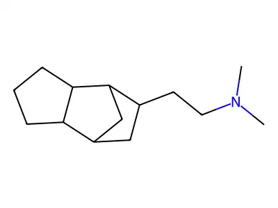 N,N-Dimethyl-2-(octahydro-1H-4,7-methanoinden-5-yl)ethan-1-amine structure