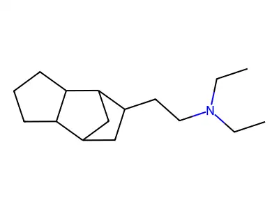 N,N-Diethyl-2-(octahydro-1H-4,7-methanoinden-5-yl)ethan-1-amine structure