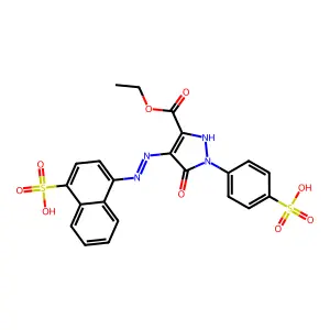Orange B游离酸 structure