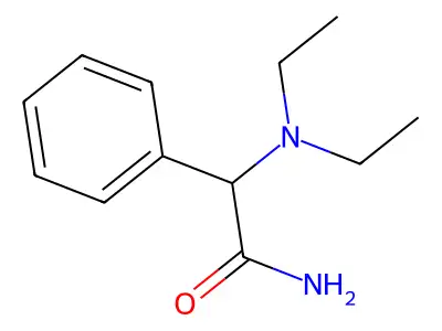 2-(Diethylamino)-2-phenylacetamide structure