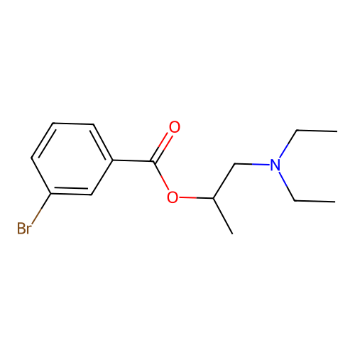 1-(Diethylamino)propan-2-yl 3-bromobenzoate structure