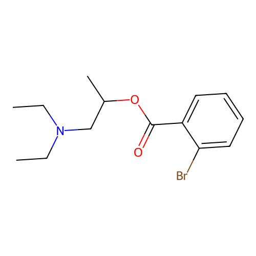 1-(Diethylamino)propan-2-yl 2-bromobenzoate structure