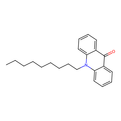 10-Nonyl-10H-acridin-9-one structure