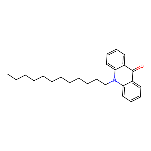 10-Dodecyl-10H-acridin-9-one structure
