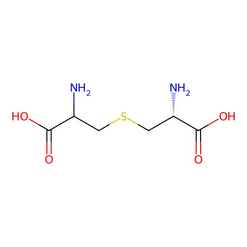 Bis(2-amino-2-carboxyethyl)sulfide structure