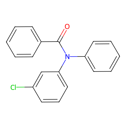 N-(3-chlorophenyl)phenyl-N-benzamide structure