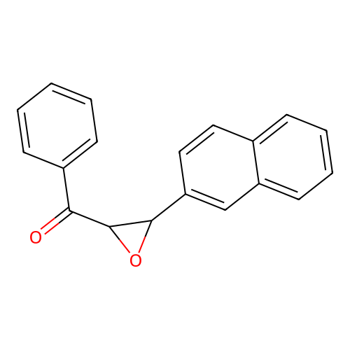 (3-Naphthalen-2-yloxiran-2-yl)-phenylmethanone structure