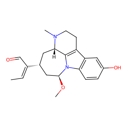 10-Hydroxy-17-O-methylakagerine structure