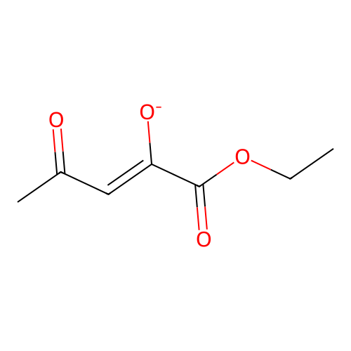 1-(Ethoxycarbonyl)-1,3-dioxobutan-2-ide structure