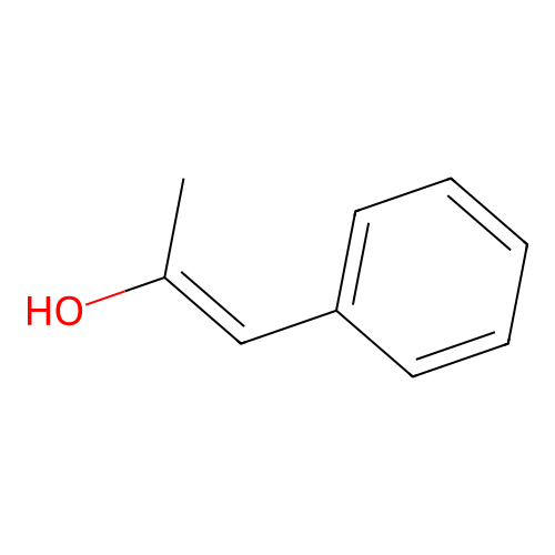 (1E)-1-Phenyl-1-propen-2-ol structure