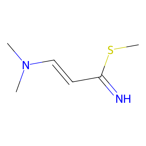Methyl 3-(dimethylamino)prop-2-enimidothioate structure