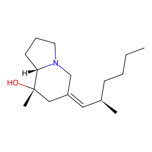 Pumiliotoxin 251D structure