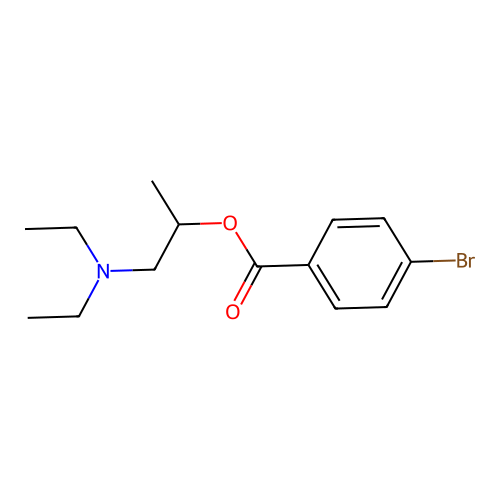 1-(Diethylamino)propan-2-yl 4-bromobenzoate structure