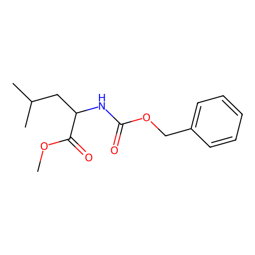 Z-Leucine methyl ester structure