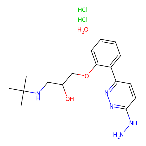 Prizidilol Hydrochloride structure