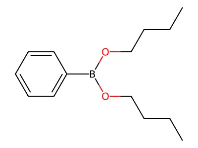 Di-n-butoxyborylbenzene structure