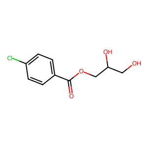 2,3-Dihydroxypropyl 4-chlorobenzoate structure