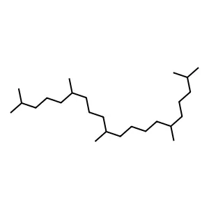 2,6,10,15,19-Pentamethyleicosane structure