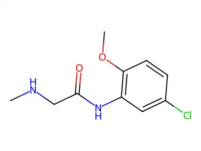 N-(5-Chloro-2-methoxyphenyl)-2-(methylamino)acetamide structure