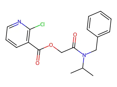 [Benzyl(propan-2-yl)carbamoyl]methyl 2-chloropyridine-3-carboxylate structure