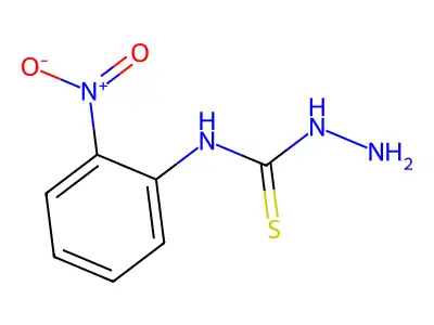 N-(2-Nitrophenyl)hydrazinecarbothioamide structure