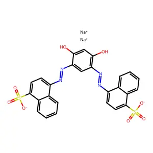 disodium4,4'-[ bis ]bisnaphthalene-1-sulphonate structure