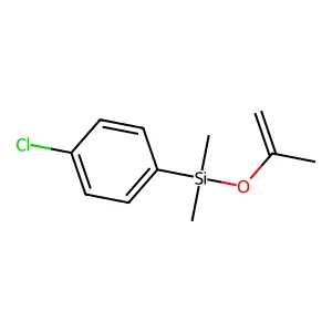 (p-Chlorophenyl)-isopropenoxy-dimethylsilane structure
