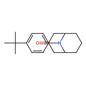 9-Azabicyclo(3.3.1)nonan-3-one, 9-(4-tert-butylphenyl- structure