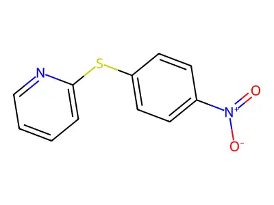 2-[(4-Nitrophenyl)sulfanyl]pyridine structure