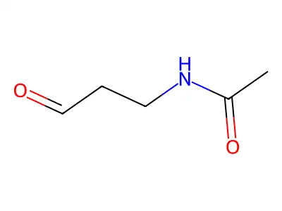 3-Acetamidopropanal structure