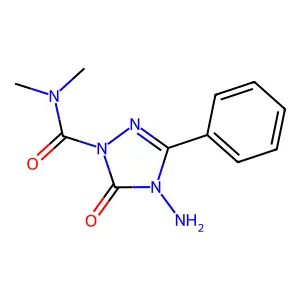 4-Amino-N,N-dimethyl-5-oxo-3-phenyl-4,5-dihydro-1H-1,2,4-triazole-1-carboxamide structure