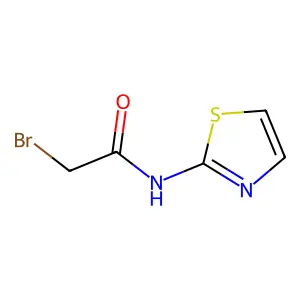 2-Bromo-N-(1,3-thiazol-2-yl)acetamide structure