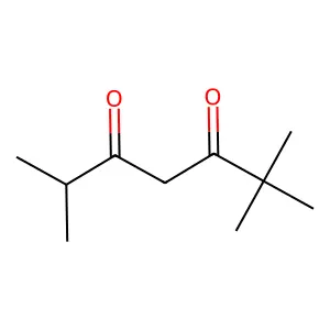 2,2,6-Trimethyl-3,5-heptanedione structure