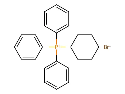 Cyclohexyltriphenylphosphonium bromide structure