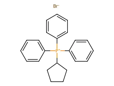 Cyclopentyltriphenylphosphonium bromide structure